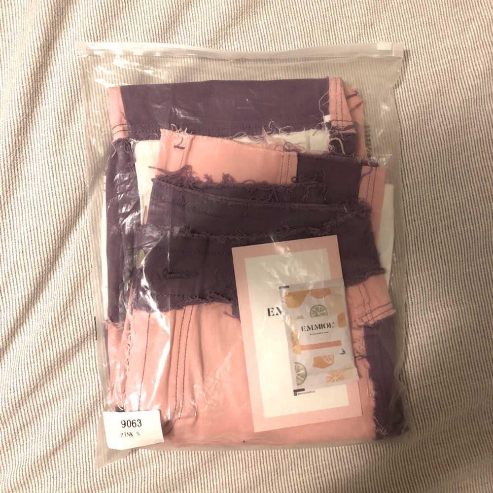 Pink/Purple Patchwork Jeans